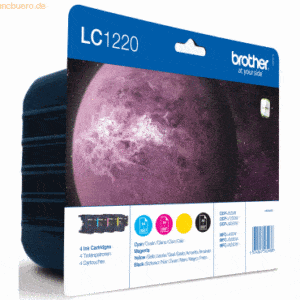 Brother Tintenpatronen Brother LC-1220 Multipack (je 1x BK/M/C/Y)