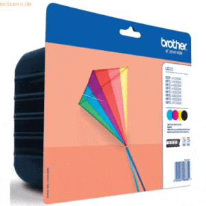 Brother Tintenpatronen Brother LC-223 Multipack (je 1x BK/M/C/Y)