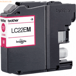 Brother Tintenpatrone Brother LC-22EM magenta (ca. 1200 Seiten)