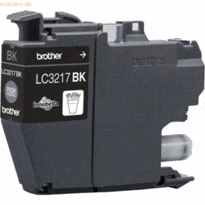 Brother Tintenpatrone Brother LC-3217BK schwarz (ca. 550 Seiten)