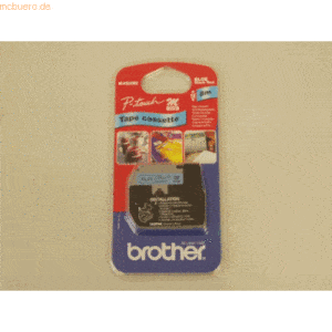 Brother Schriftbandkassette 12mm MK531BZ schwarz/blau