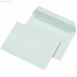 k.A. Briefumschläge C6 haftklebend weiß 80g/qm VE=1000 Stück