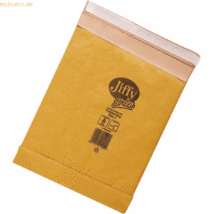 k.A. Papierpolstertasche Jiffy 2 Innenmaß 195x280mm braun VE=100 Stück