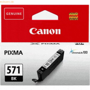 Canon Tintenpatrone Canon CLI-571 schwarz ca. 376 Seiten