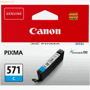 Canon Tintenpatrone Canon CLI-571 cyan ca. 345 Seiten