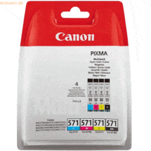 Canon Tintenpatrone Canon CLI-571PA cyan/magenta/gelb/schwarz