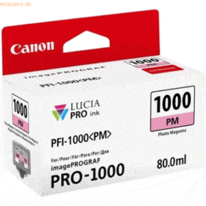 Canon Tintenpatrone Canon PFI-1000PM Photo magenta