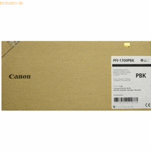 Canon Tintenpatrone Canon PFI-1700PBK Photo schwarz