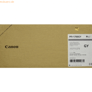 Canon Tintenpatrone Canon PFI-1700G grau