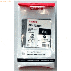 Canon Tintenpatrone Canon PFI102BK black