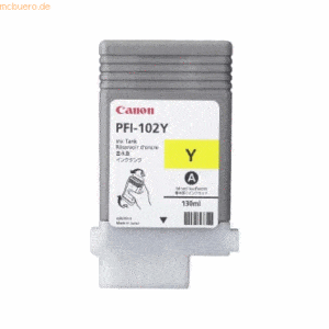 Canon Tintenpatrone Canon PFI102Y yellow