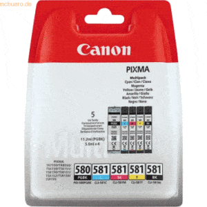 Canon Tintenpatrone Canon CLI-581BKXXL cyan/magenta/gelb/schwarz + pho