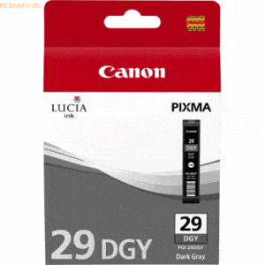Canon Tintenpatrone Canon PGI-29 dunkelgrau 36ml