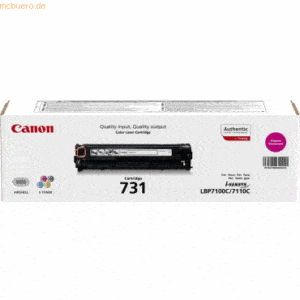 Canon Toner Canon 731 M magenta ca. 1.500 Seiten