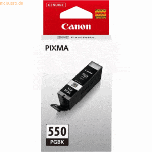 Canon Tintenpatrone Canon PGI-550PGBK schwarz ca. 300 Seiten