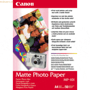 Canon Fotopapier Inkjet MP-101 A4 170g/qm VE=50 Blatt