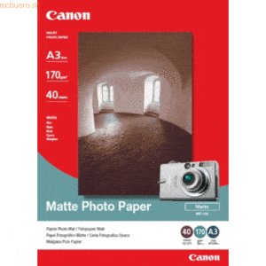 Canon Fotopapier Inkjet MP-101 A3 170g/qm VE=40 Blatt