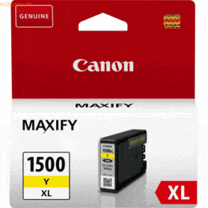 Canon Tintenpatrone Canon PGI-1500XL gelb ca. 900 Seiten