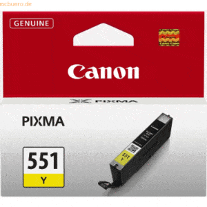 Canon Tintenpatrone Canon CLI-551Y yellow