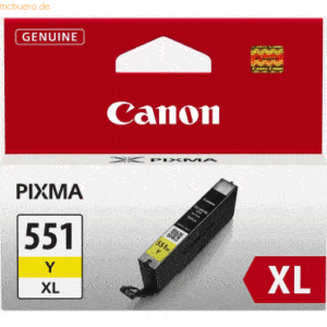 Canon Tintenpatrone Canon CLI-551Y XL yellow