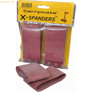 Carrymate Ersatzbelege X-Spanders / Pack. zu 4 Stück