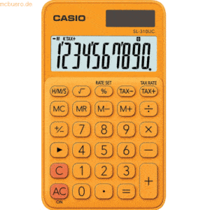 Casio Taschenrechner SL-310UC-RG Solar/Batterie orange