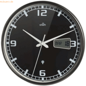 Orium Funk-Wanduhr 27 cm 11076 Silber