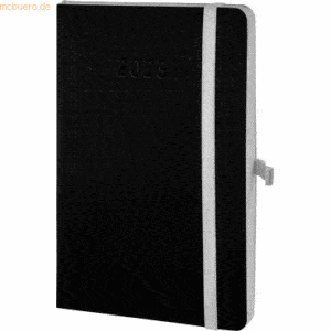 Chronoplan Buchkalender Chronobook Softcover Black Edition Mini 1 Woch