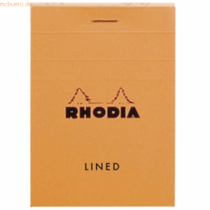 10 x Rhodia Notizblock Nr. 11 A7 7