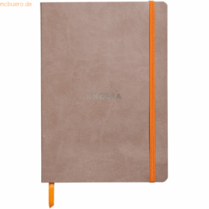 2 x Rhodia Notizbuch Flex A5 liniert 90g/qm 80 Blatt mausgrau