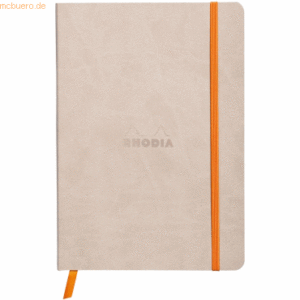 2 x Rhodia Notizbuch Flex A5 liniert 90g/qm 80 Blatt beige
