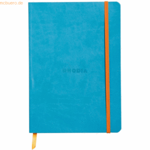 Rhodia Notizbuch Flex A5 liniert 90g/qm 80 Blatt türkis