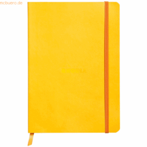 2 x Rhodia Notizbuch Flex A5 liniert 90g/qm 80 Blatt Gelb