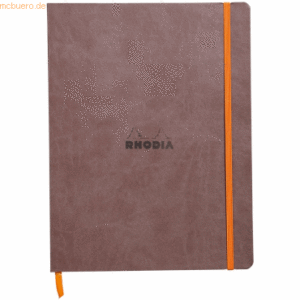 2 x Rhodia Notizbuch Flex 19x25cm liniert 90g/qm 80 Blatt schokolade