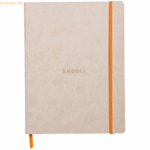 2 x Rhodia Notizbuch Flex 19x25cm liniert 90g/qm 80 Blatt beige