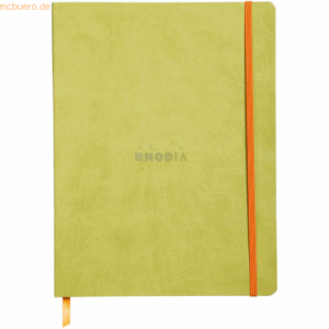 2 x Rhodia Notizbuch Flex 19x25cm liniert 90g/qm 80 Blatt anisgrün