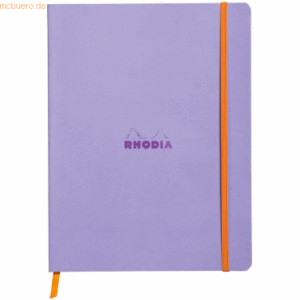 2 x Rhodia Notizbuch Flex 19x25cm liniert 90g/qm 80 Blatt iris