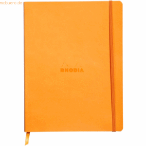 2 x Rhodia Notizbuch Flex 19x25cm liniert 90g/qm 80 Blatt orange