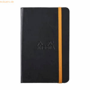 2 x Rhodia Notizbuch Rhodiarama A6 96 Blatt blanko schwarz