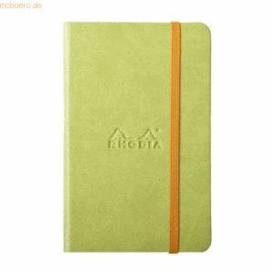 2 x Rhodia Notizbuch Rhodiarama A6 96 Blatt blanko anis