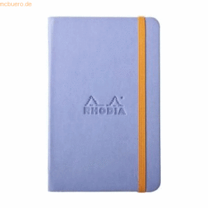 2 x Rhodia Notizbuch Rhodiarama A6 96 Blatt blanko iris