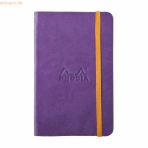 2 x Rhodia Notizbuch Rhodiarama A6 96 Blatt blanko violett