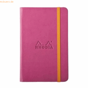 2 x Rhodia Notizbuch Rhodiarama A6 96 Blatt blanko mohnblumenrot