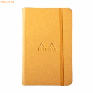 Rhodia Notizbuch Rhodiarama A6 96 Blatt blanko orange