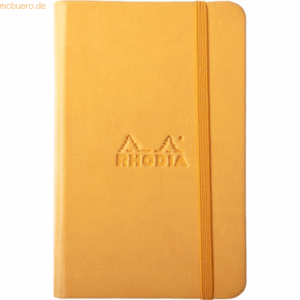 2 x Rhodia Notizbuch Rhodiarama A6 96 Blatt liniert orange