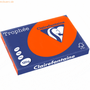 Clairefontaine Kopierpapier Trophee A3 120g/qm VE=250 Blatt ziegelrot