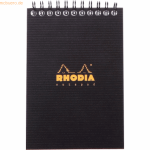 5 x Rhodia Notizblock Rhodia Office Note Pad A6 80g Spiralbindung 80 B