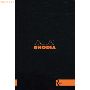 5 x Clairefontaine Schreibblock Rhodia Nr. 18 A4 70 Blatt blanko schwa