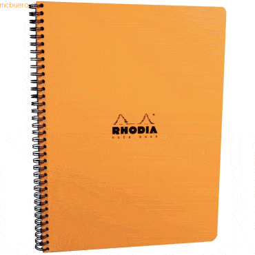 5 x Clairefontaine Kollegblock 4 Colours Book A4+ 80 Blatt kariert Ran