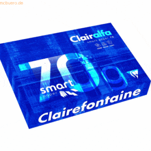 5 x Clairefontaine Kopierpapier smart A3 70g/qm VE=500 Blatt weiß